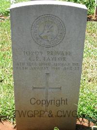 Dar Es Salaam War Cemetery - Taylor, Charles Ernest